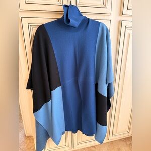 White House Black Market Blue Knit Sweater - One Size